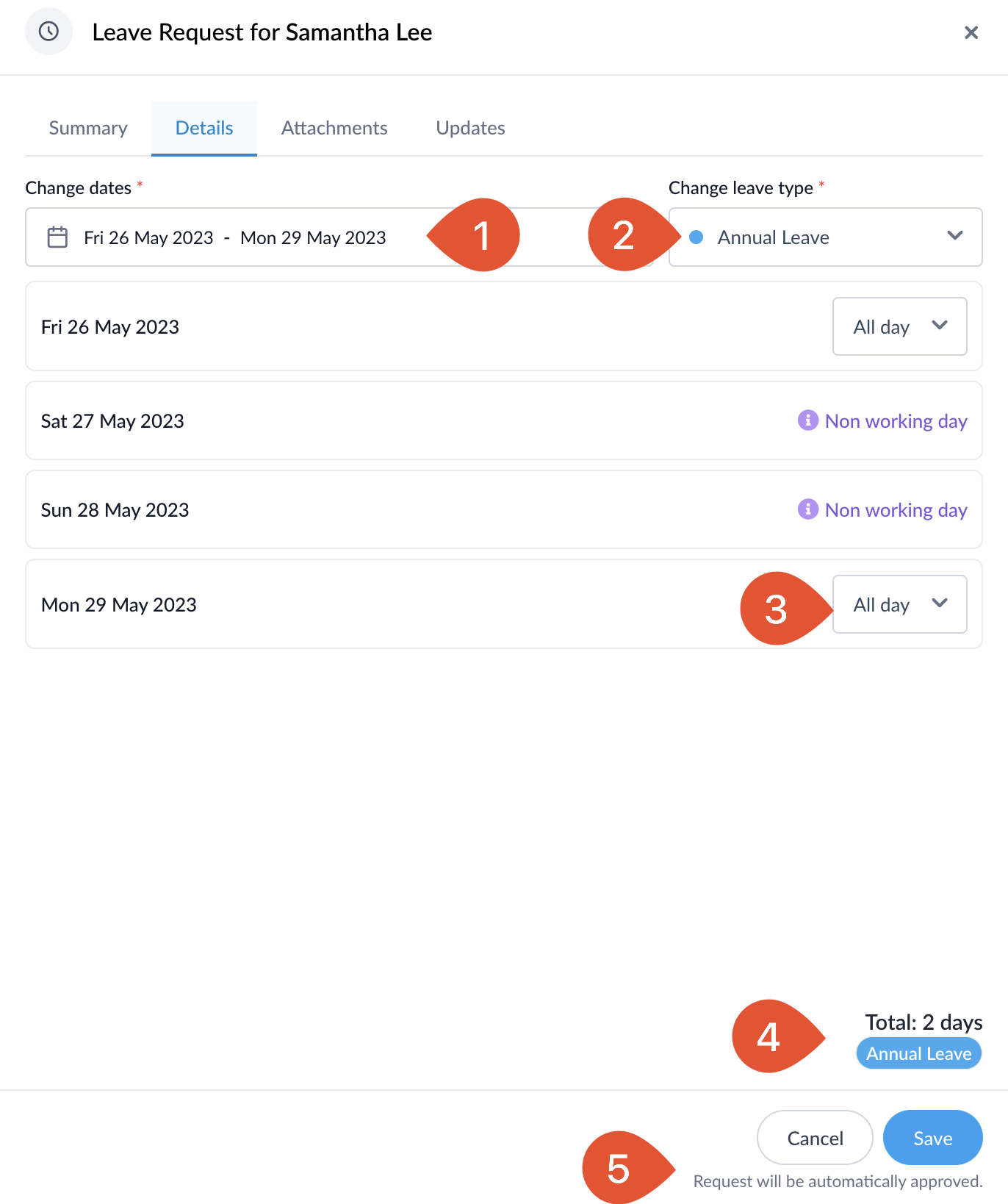 How to amend your existing leave Knowledge base